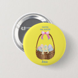 Stilvolle Osterbliss Button