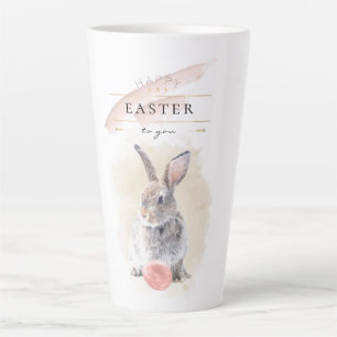 Stilvolle Ostersonne   Happy Oaster Watercolor Art Milchtasse
