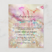 Stilvolle Pastel Marbled Alcohol Ink Eleganter Gli Flyer (Vorne)