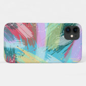 Stilvolle Pastelfarben Abstrakte Kunst Case-Mate iPhone Hülle (Rückseite (Horizontal))