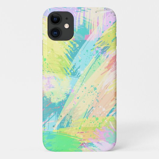 Stilvolle Pastelfarben Abstrakte Kunst Case-Mate iPhone Hülle (Rückseite)