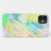 Stilvolle Pastelfarben Abstrakte Kunst Case-Mate iPhone Hülle (Rückseite (Horizontal))