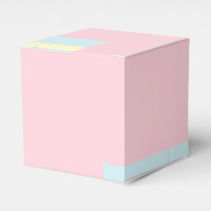 Stilvolle Pastell-Linien-Streifen-Geschenk-Verpack Geschenkschachtel