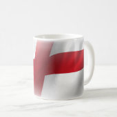 Stilvolle Patriotic St. George Flag Kaffeetasse (VorderseiteRechts)