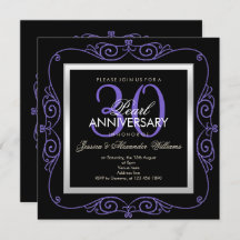 Stilvolle Pearl Gerahmt 30. Hochzeitstag