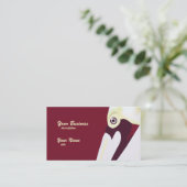 Stilvolle Pelican Business Card Visitenkarte (Stehend Vorderseite)