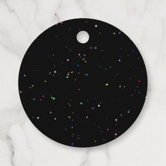 Stilvolle Pension Sparkling Wein Geschenkanhänger (Rückseite)