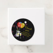 Stilvolle Pension Sparkling Wine Vielen Dank Geschenkanhänger (Beispiel)