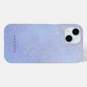 Stilvolle Periwinkle Lila Ombre Muster Name Case-Mate iPhone Hülle (Rückseite (Horizontal))