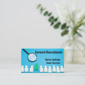 Stilvolle Personalberatungskarte Visitenkarte (Stehend Vorderseite)