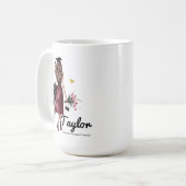 Stilvolle Personalisierte Abschluss-Geschenke für Kaffeetasse (Vorderseite Links)