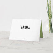 Stilvolle Personalisierte Ausreise Karte (Rückseite)