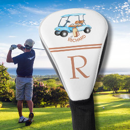Stilvolle Personalisierte Bezeichnung für Golf Car Golf Headcover