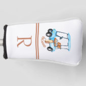 Stilvolle Personalisierte Bezeichnung für Golf Car Headcover (Vorderseite)