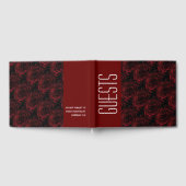 Stilvolle Personalisierte Christlich Scripture-ROT Gästebuch (Voll)