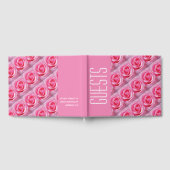 Stilvolle Personalisierte Christliche Schrift PINK Gästebuch (Voll)