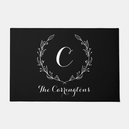 Stilvolle Personalisierte Frontmatte | groß Fußmatte (Vorderseite)