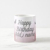 Stilvolle personalisierte Geburtstagsfeier-Tasse Kaffeetasse (Mittel)