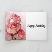 Stilvolle personalisierte Geburtstagskarte Karte (Innenseite)