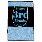 Stilvolle personalisierte Geschenktasche Mittlere Geschenktüte (Vorderseite)