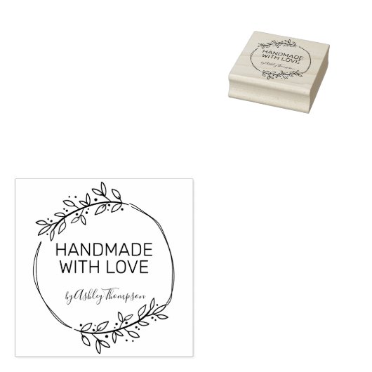 Stilvolle Personalisierte Handarbeit von Gummistempel (Stempel)