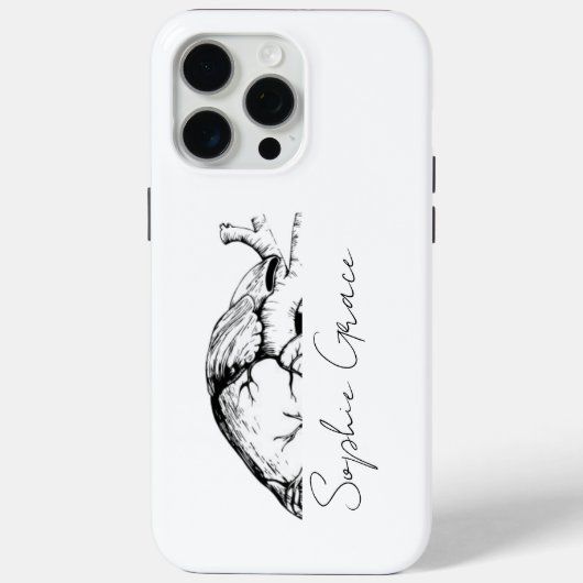 Stilvolle Personalisierte iPhone Case mit Foto & T (Rückseite)