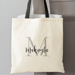 Stilvolle Personalisierte Monogram Tragetasche