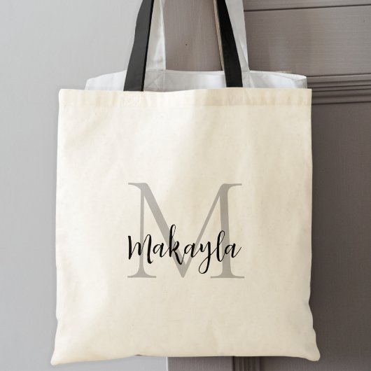 Stilvolle Personalisierte Monogram Tragetasche