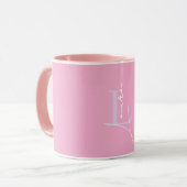 Stilvolle Personalisierte Namensinitialen Tasse (Vorderseite Links)