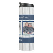 Stilvolle Personalisierte Oma-Geschenke - Foto Thermosbecher (Nach rechts gedreht)