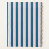 Stilvolle Personalisierte Streifenplaner Planer (Rückseite)