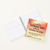 Stilvolle Personalisierte Suche GOD Osterferien Le Notizblock (Innenseite)