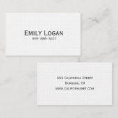 Stilvolle personalisierte visitenkarte (Vorne/Hinten)