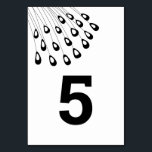 Stilvolle Pfauenpfaue Moderne Hochzeitskarten für  Tischnummer<br><div class="desc">Modern. Minimal. Diese Kollektion verwendet stilisierte Pfauenfedern,  um einen eleganten Look für Ihren besonderen Tag zu schaffen. Bitte passen Sie die Zahlen an,  die Sie benötigen,  und fügen Sie dem Warenkorb eine Karte nach der anderen hinzu.</div>