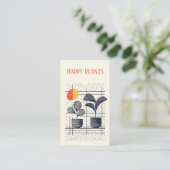 Stilvolle Pflanze Care Guide Moderne Botanische Tö Begleitkarte (Stehend Vorderseite)