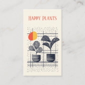 Stilvolle Pflanze Care Guide Moderne Botanische Tö Begleitkarte (Vorderseite)
