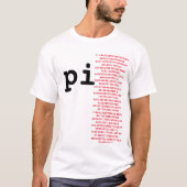 Stilvolle Pi Day Spaß Pi Value, lustiges Pi Zitat T-Shirt (Vorderseite)