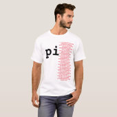 Stilvolle Pi Day Spaß Pi Value, lustiges Pi Zitat T-Shirt (Vorne ganz)