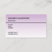 Stilvolle Pink & Black Eyelashes beim Drippen von  Visitenkarte (Rückseite)