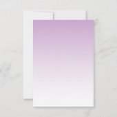 Stilvolle Pink & Black Eyelashes Save The Date (Rückseite)