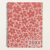 Stilvolle Pink Blossoms Hydrangea Blume Planer (Vorderseite)