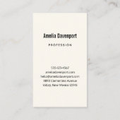 Stilvolle Pink & Blue Blume Bouquet Visitenkarte (Rückseite)