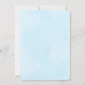 Stilvolle Pink Flamingo und tropische Blätter Hoch Save The Date (Rückseite)