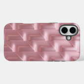 Stilvolle Pink Geometric Muster iPhone Case (Rückseite (Horizontal))