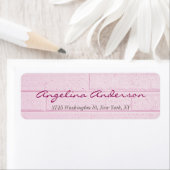 Stilvolle Pink Wall Handwriting Modern Feminine (Insitu)