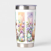 Stilvolle Pinselstrich Osterhochland Kuh 20oz Thermobecher (Links)