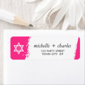 Stilvolle Pinselstriche, hellrosa, STAR ODER DAVID (Insitu)