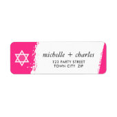 Stilvolle Pinselstriche, hellrosa, STAR ODER DAVID (Vorne)