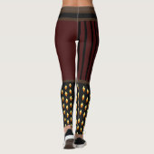 Stilvolle Pirate Halloween-Kostüme Leggings (Rückseite)