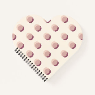 Stilvolle Polka Dots Lila Notizblock
